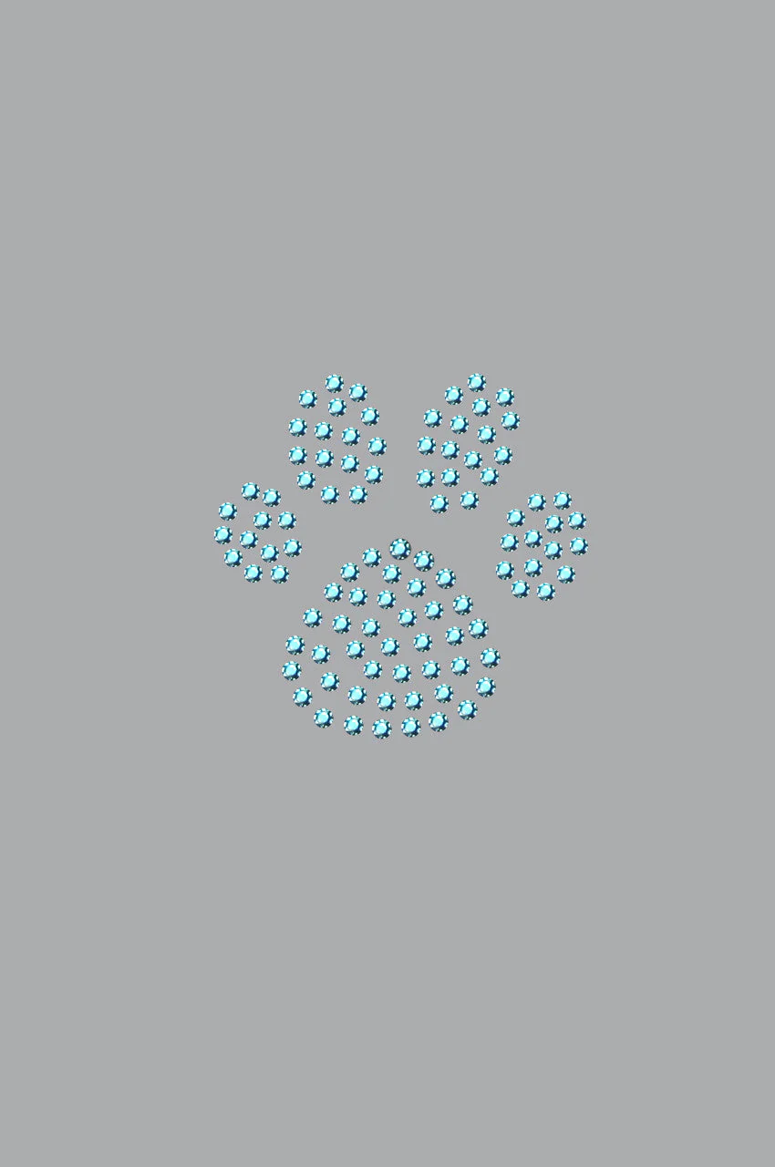 Paw (Blue Rhinestuds) bandana - Image 16