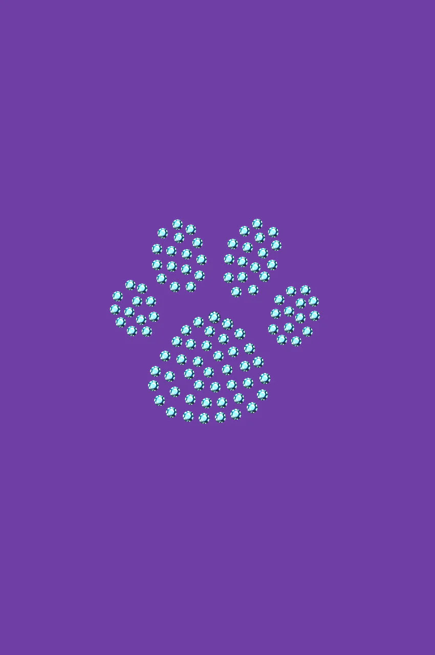 Paw (Blue Rhinestuds) bandana - Image 17