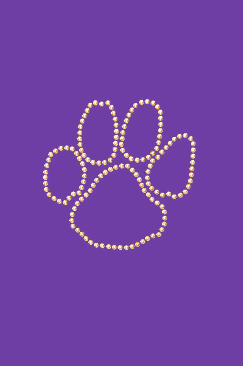Paw (Gold Nailheads) bandana - Image 3