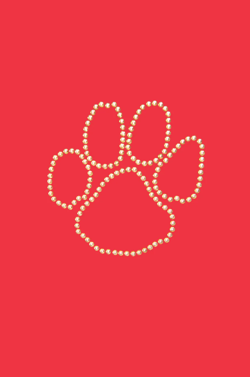 Paw (Gold Nailheads) bandana - Image 6