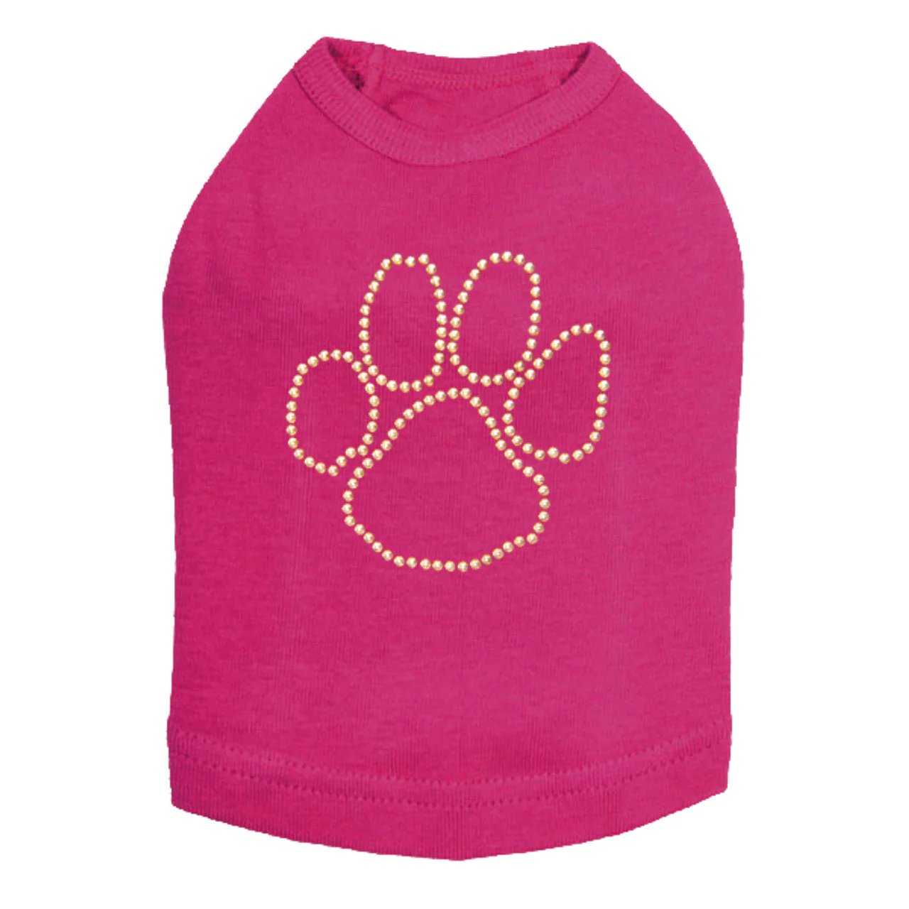 Paw (Gold Nailheads) - Dog Tank - Image 13