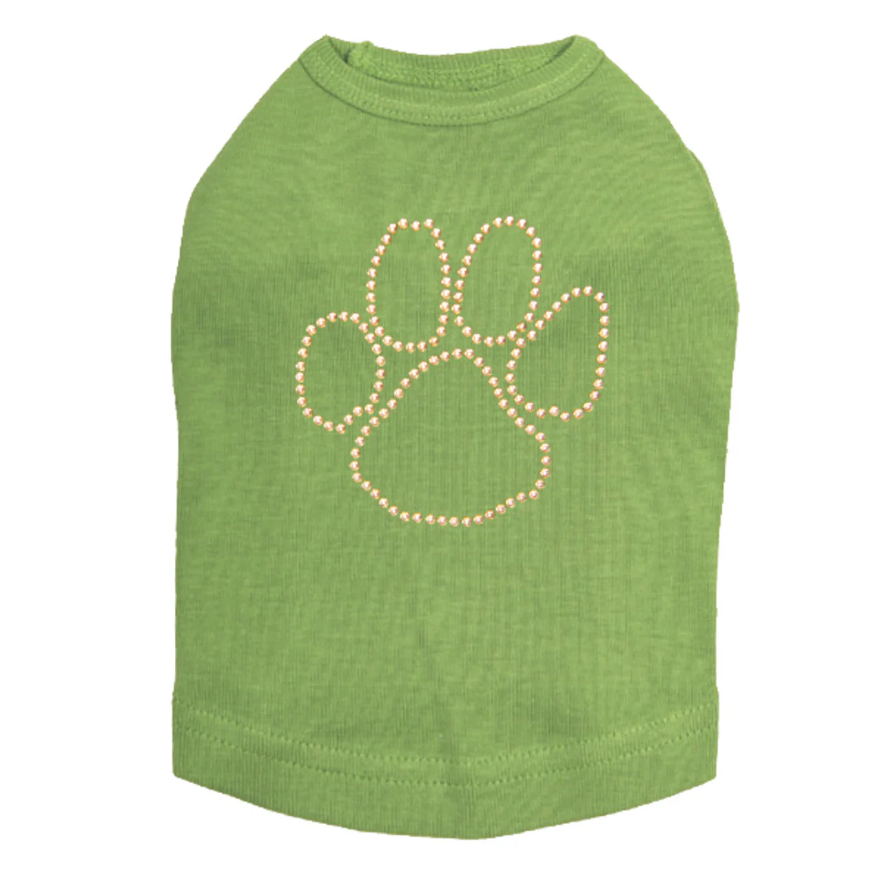 Paw (Gold Nailheads) - Dog Tank - Image 6
