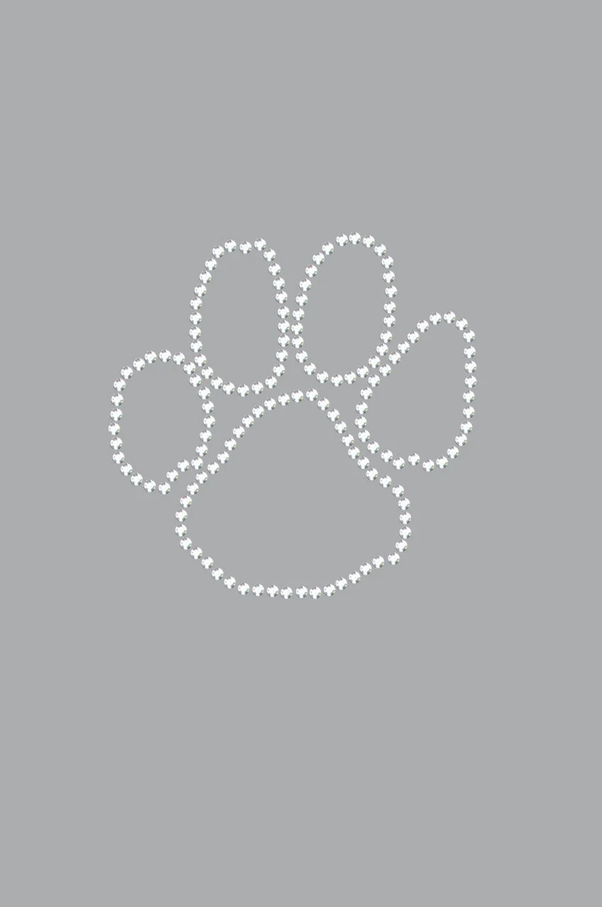 Paw (Rhinestone Outline) bandana - Image 10