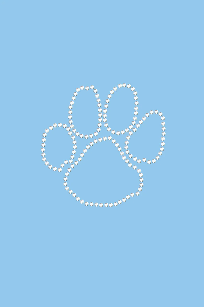 Paw (Rhinestone Outline) bandana - Image 11