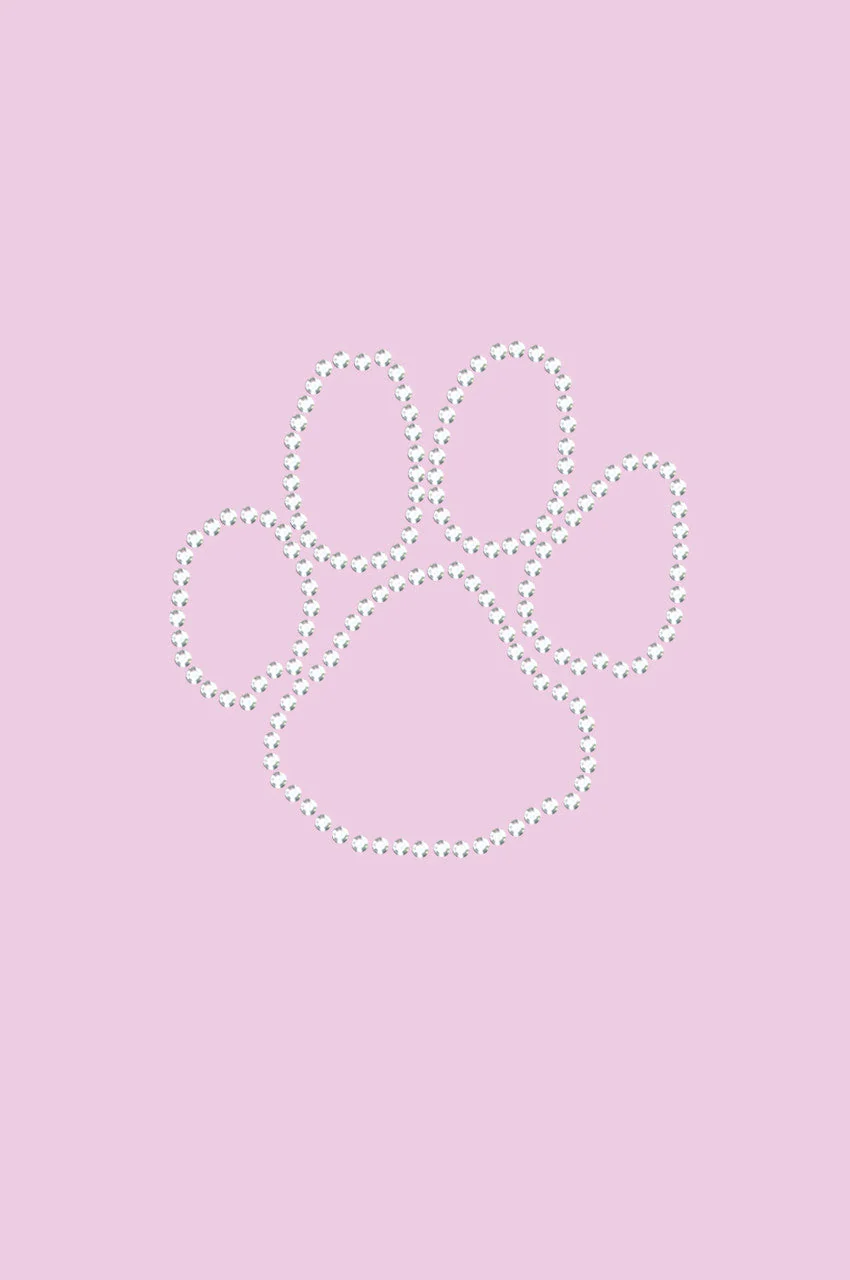 Paw (Rhinestone Outline) bandana - Image 14
