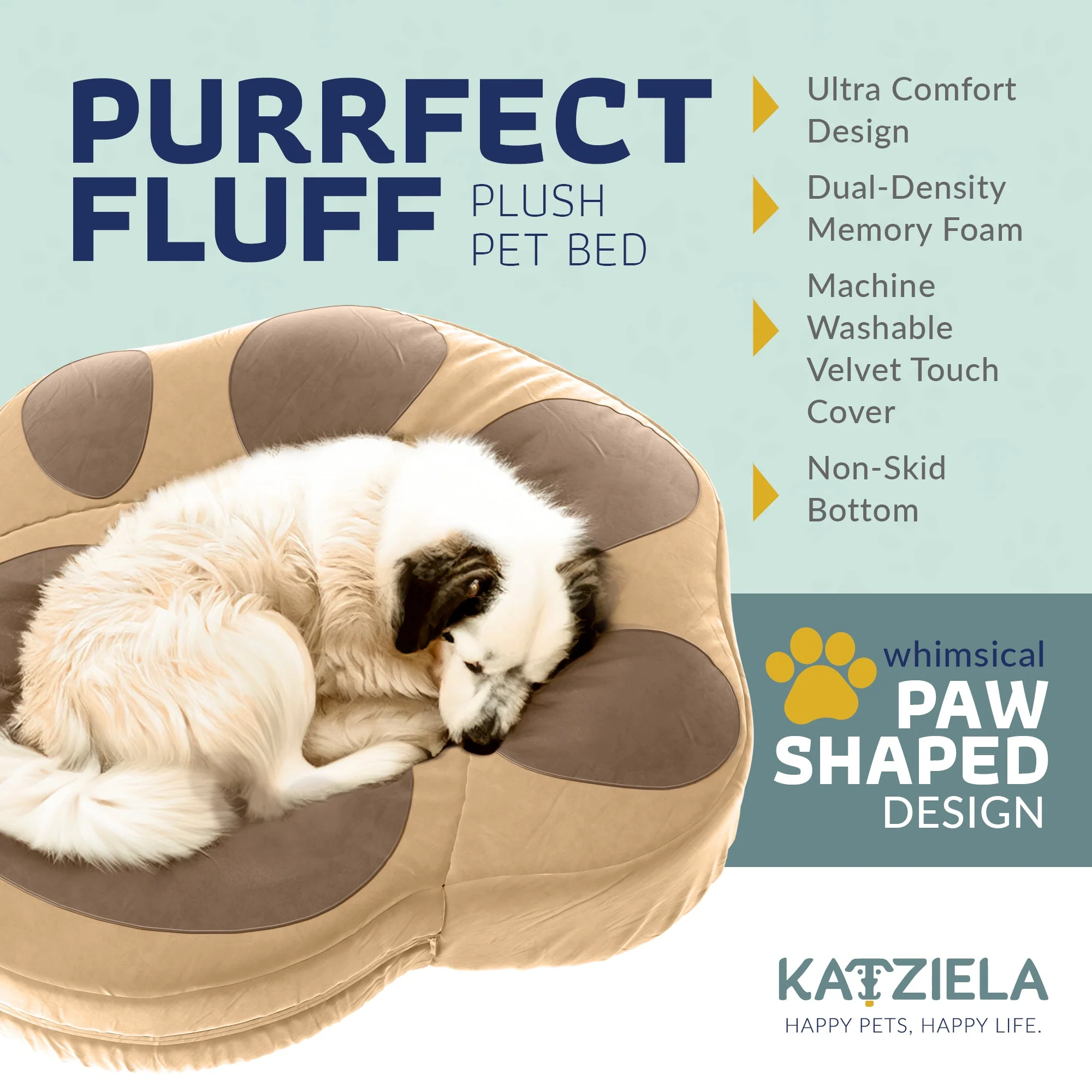 Paw Shaped Pet Bed - Image 11