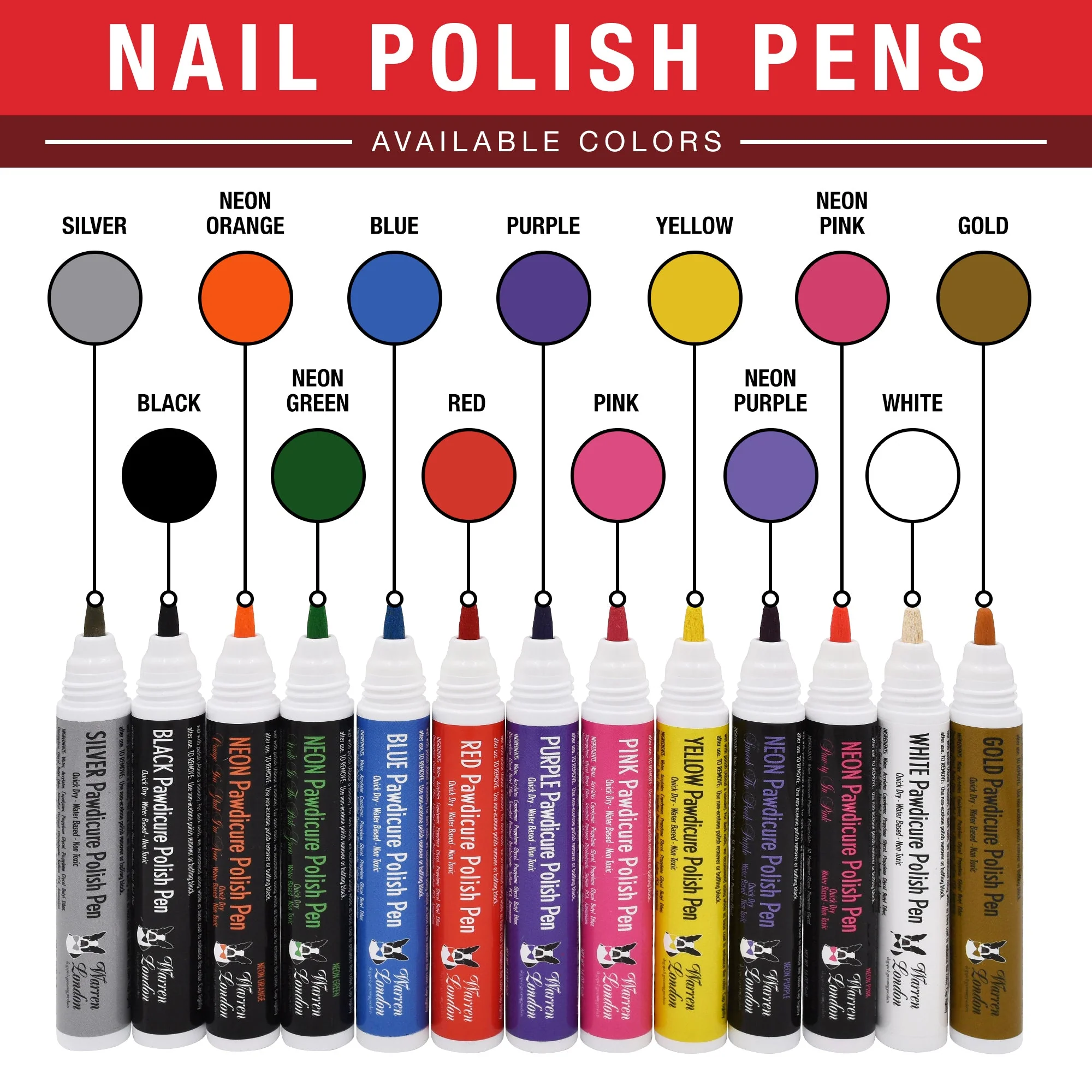 Pawdicure Polish Pens - 13 Pen Bundle - Image 5