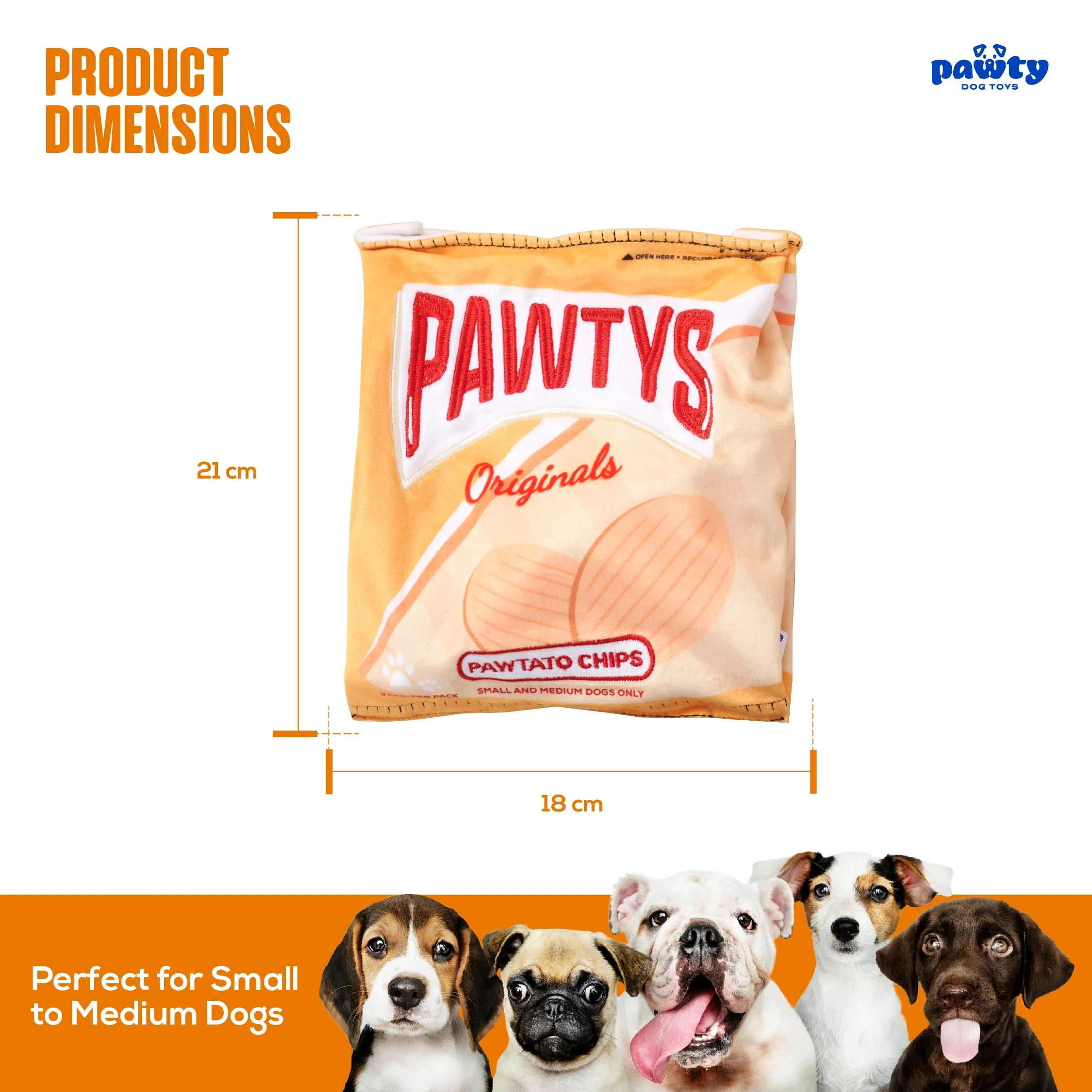 Pet Toy: PAWTATO CHIPS INTERACTIVE DOG TOY - Image 5