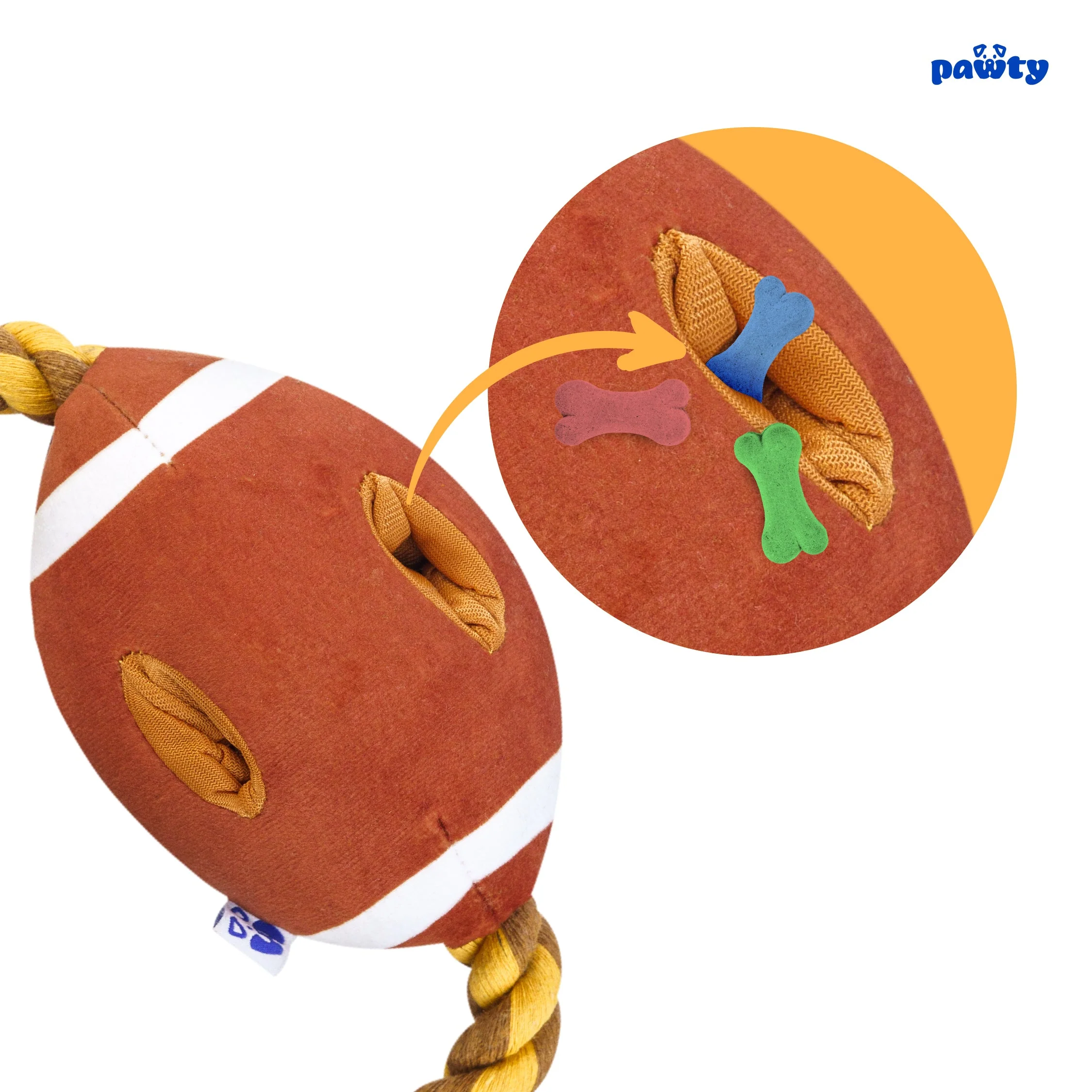 Pet Toy: PAWTY FOOTBALL - Image 2