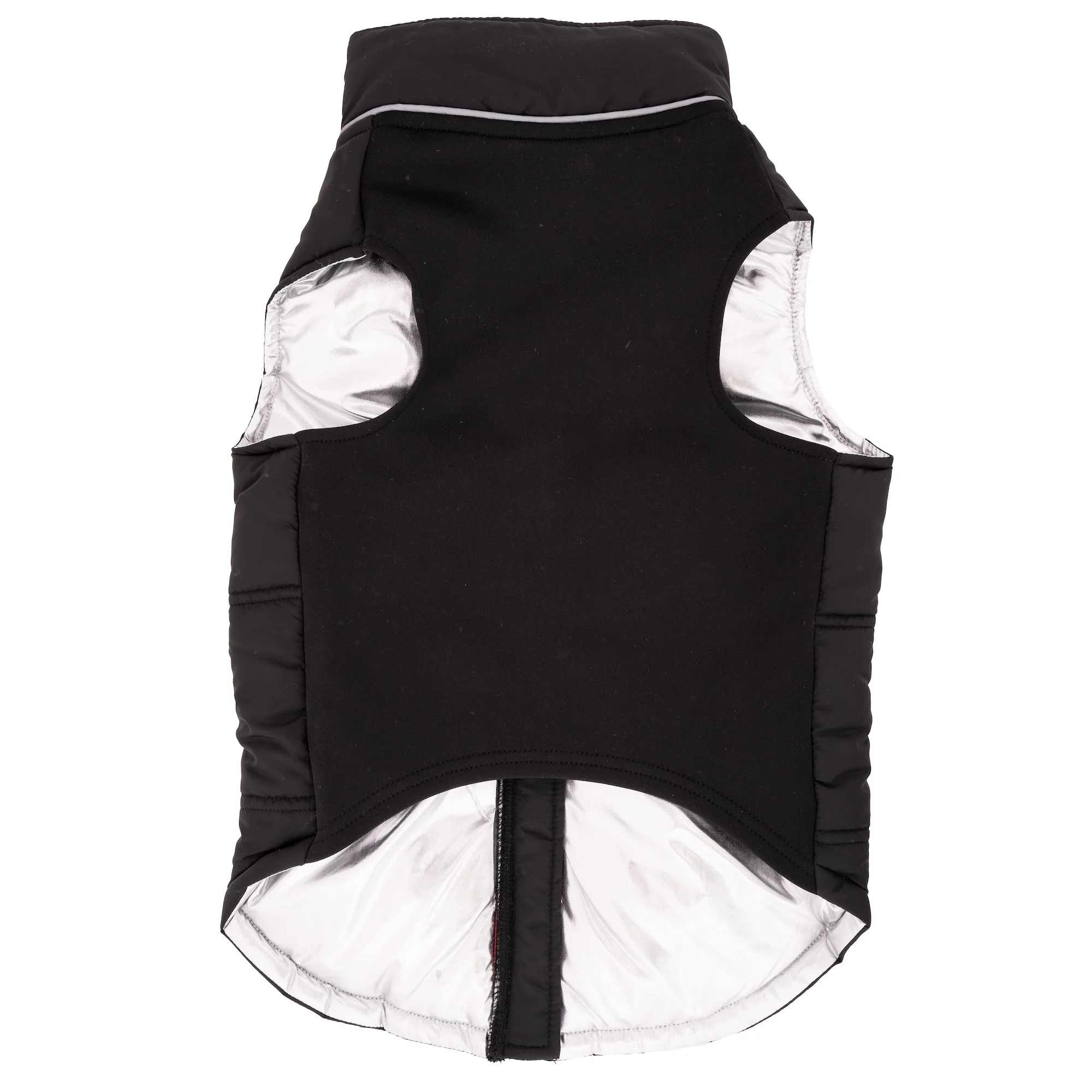 PBR Official Dog Puffer Vest - Zip-Up Insulated Pet Coat - Image 4