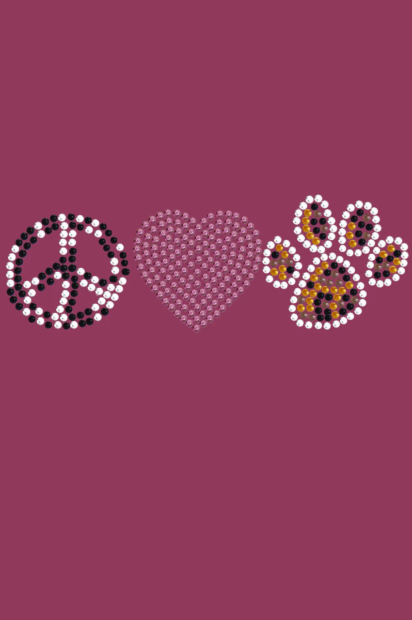 Peace, Love, Paw (Animal Print) - bandana - Image 16