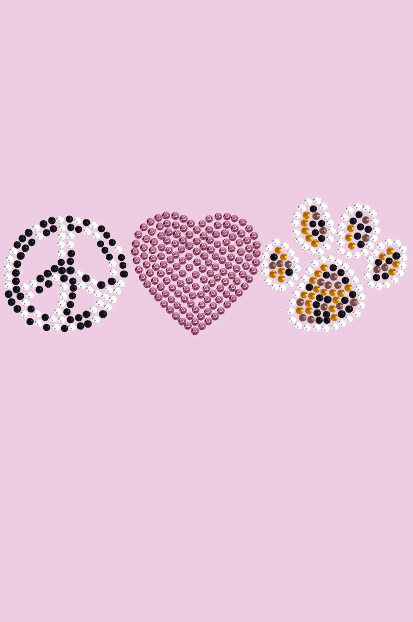 Peace, Love, Paw (Animal Print) - bandana - Image 7