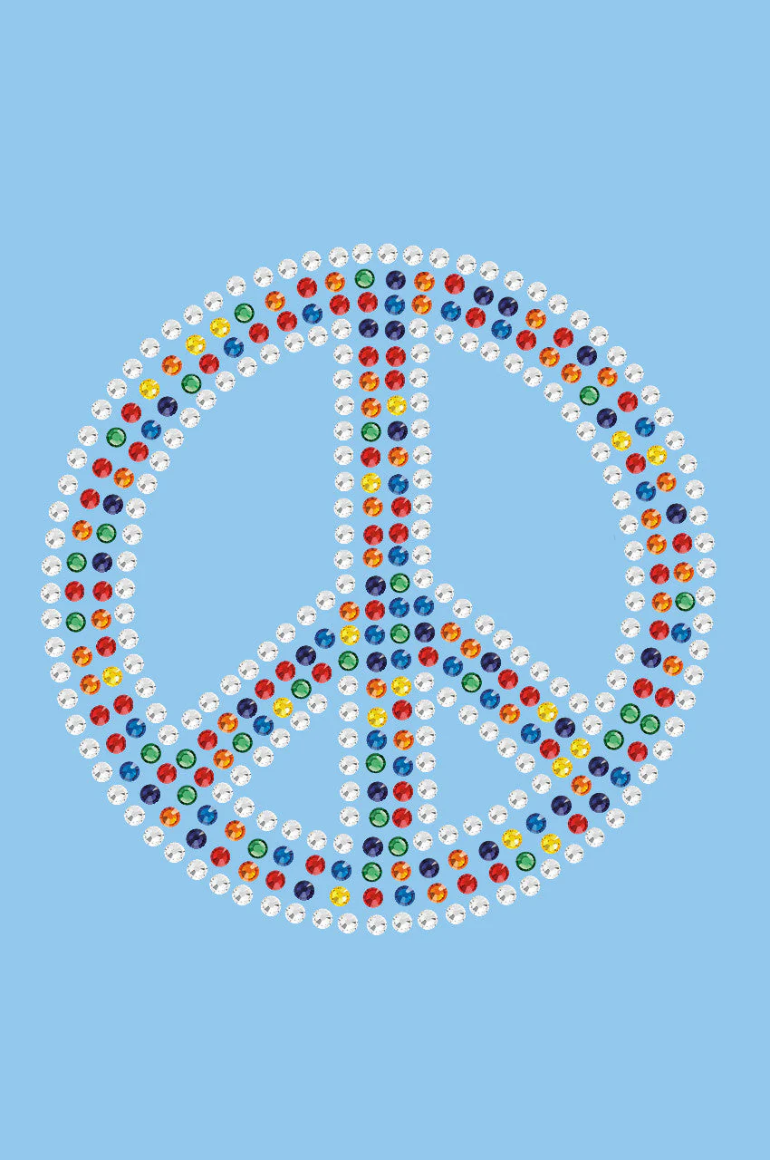 Peace Sign (Multicolor) - Bandanna - Image 3