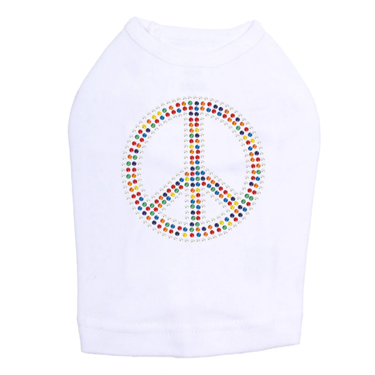 Peace Sign (Multicolor) - Dog Tank - Image 8