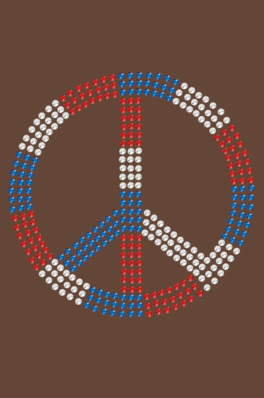 Peace Sign (Red, White, & Blue) - Bandanna - Image 15