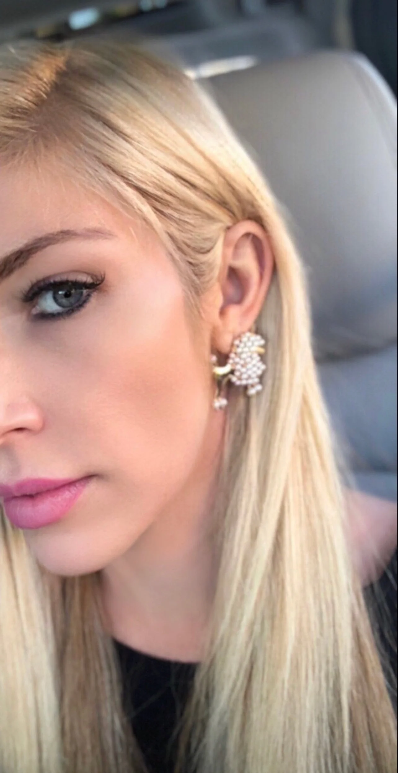 Pearl Poodle Earrings - Image 2