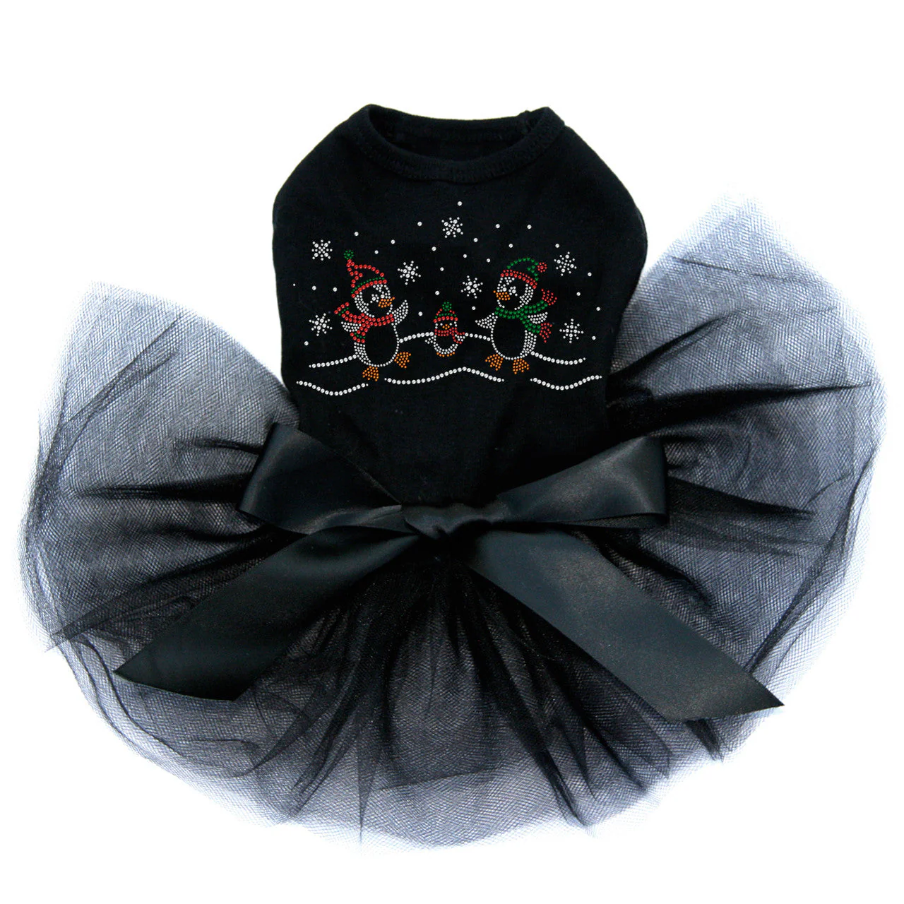 Penguin Family with Snowflakes - Custom Tutu - Image 2