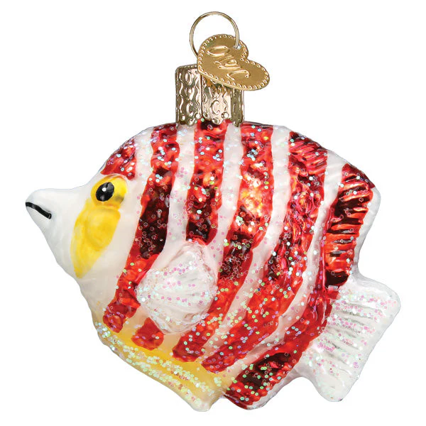 Peppermint Angelfish Ornament - Image 4