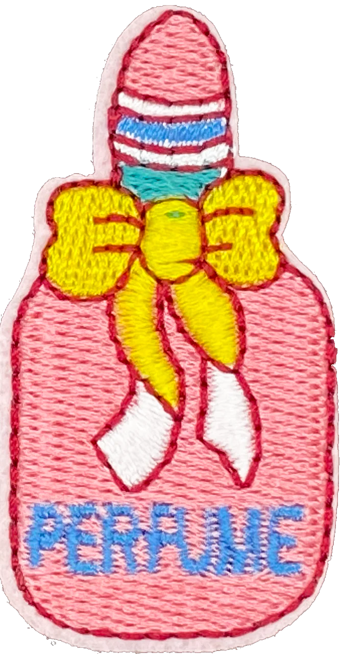 Perfume with Yellow Bow - Patch