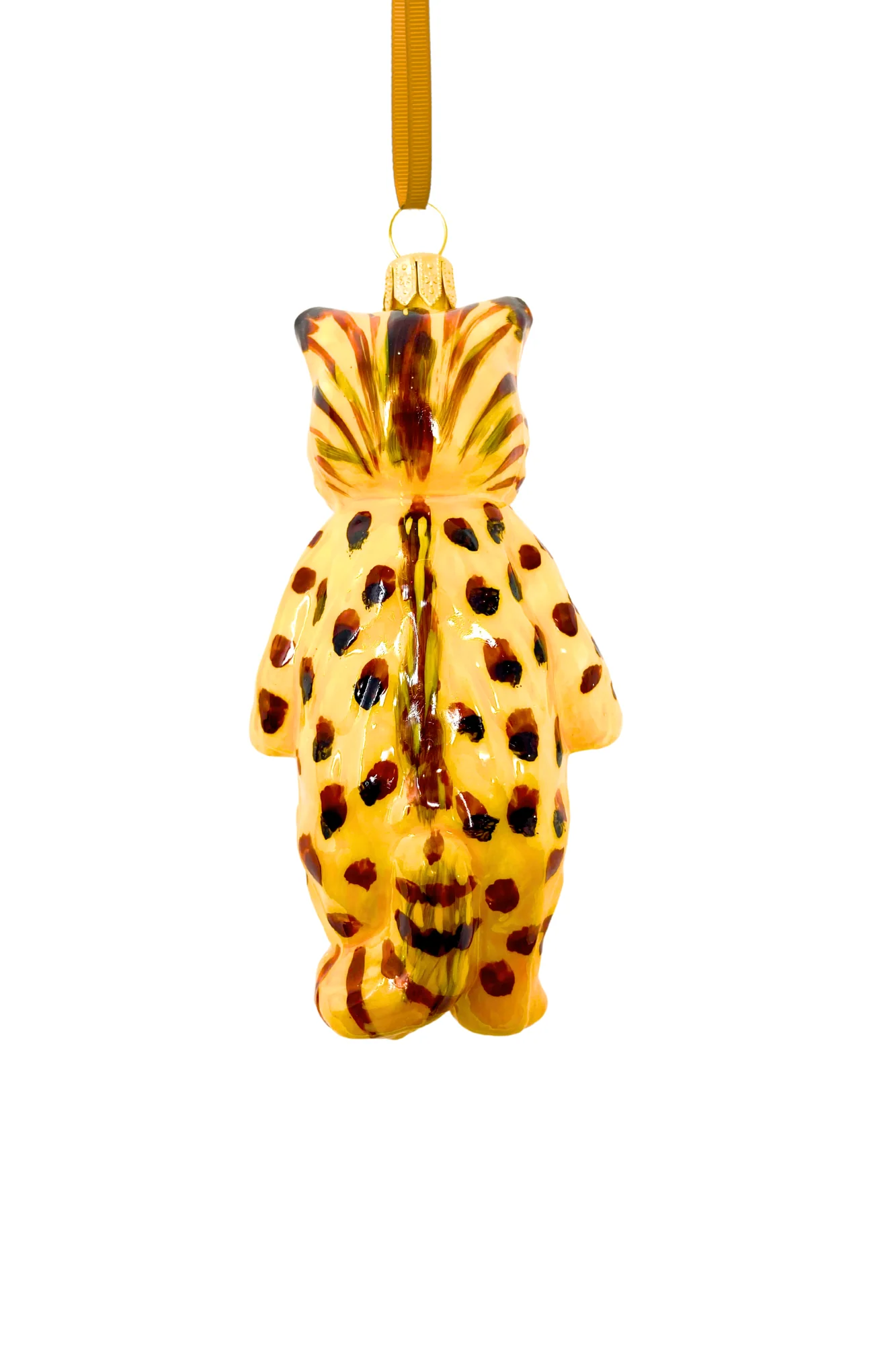 Perry Bengal Cat Glass Ornament - Image 2