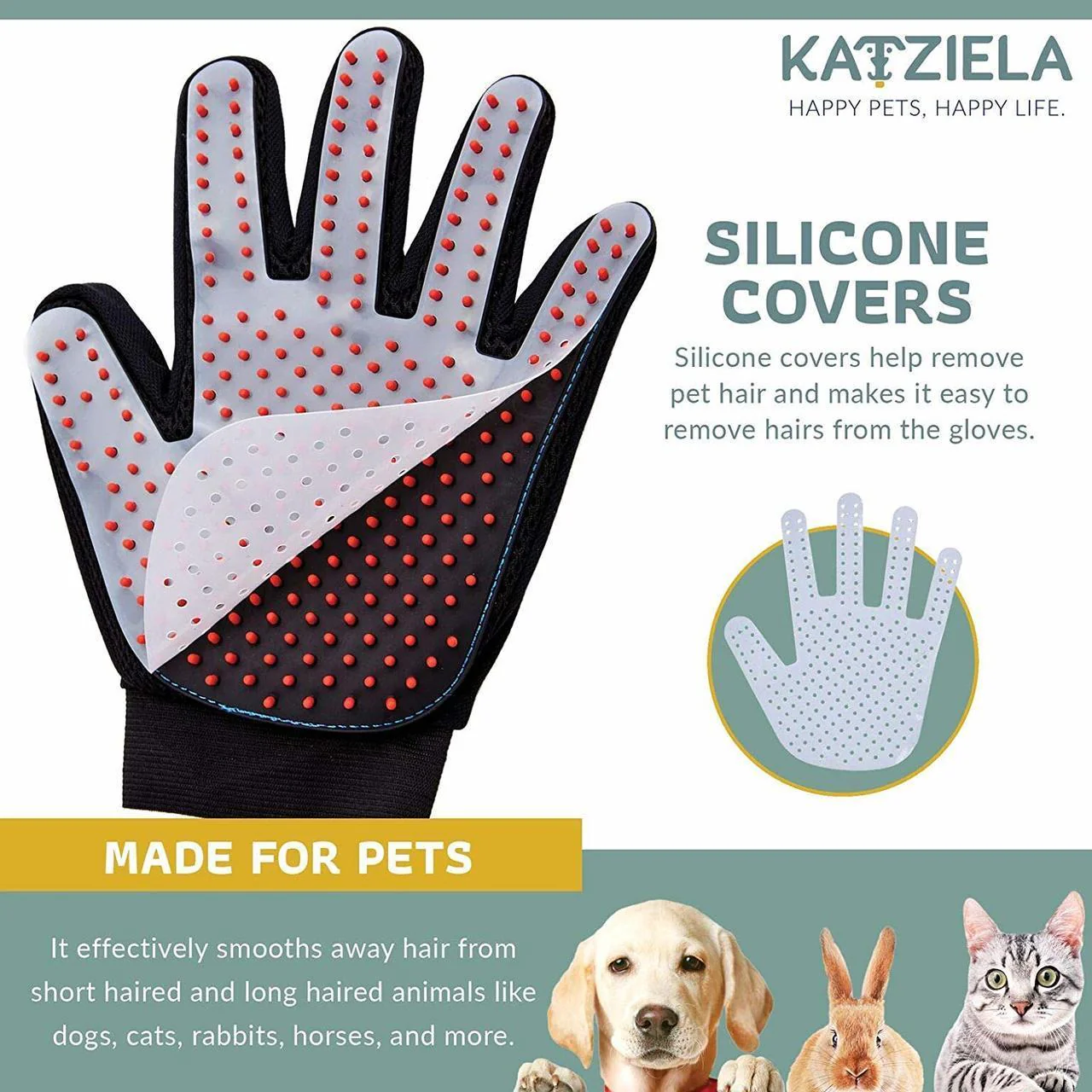 Pet Grooming Gloves - Image 3