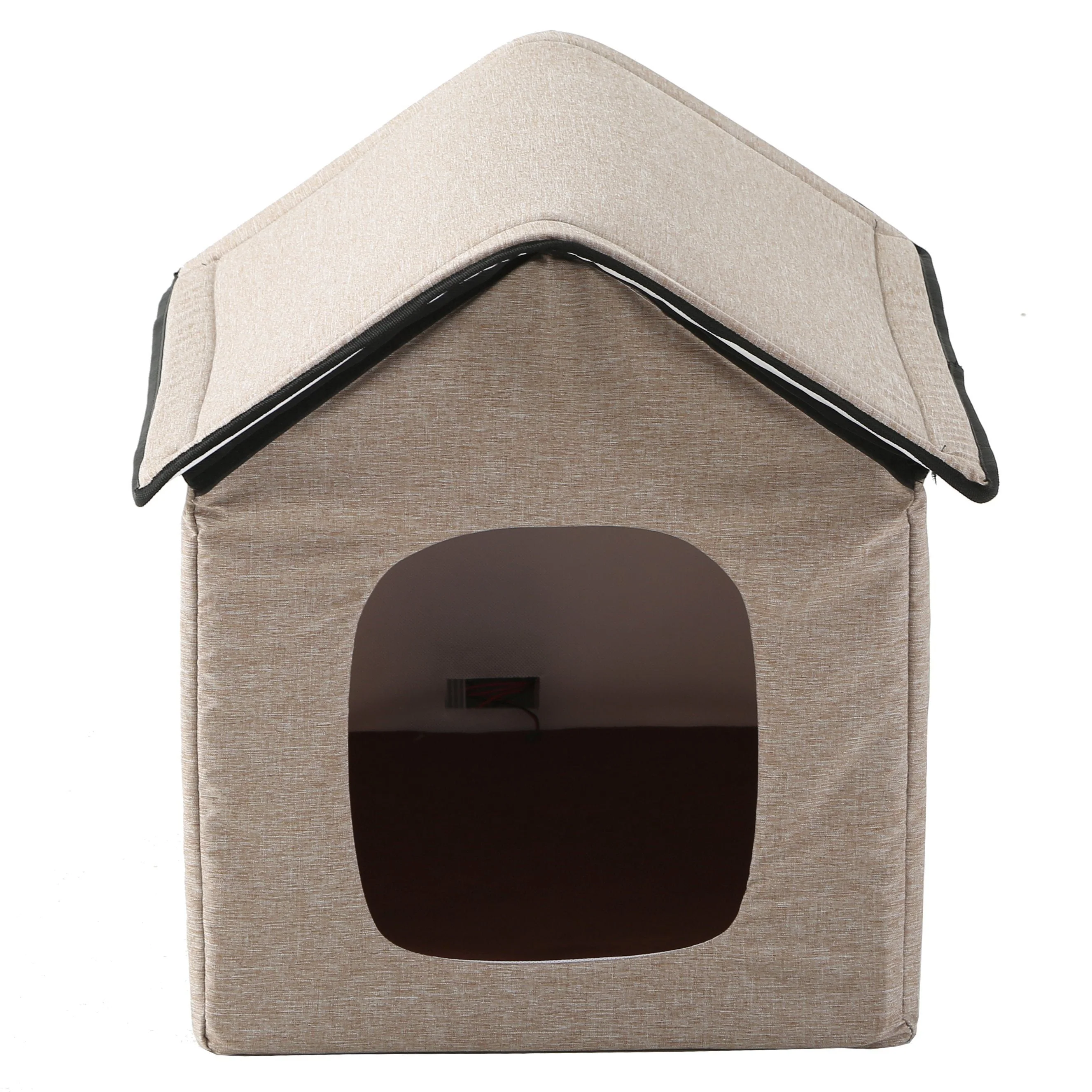 Pet Life Hush Puppy Collapsible Electronic Heating and Cooling Smart Pet House - Image 5
