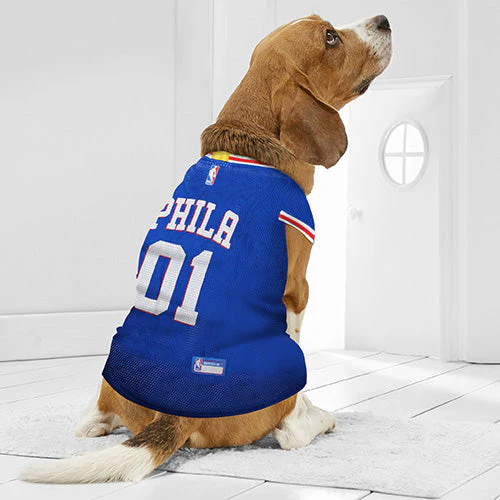 Philadelphia 76ers Mesh Basketball Jersey by Pets First - Image 5