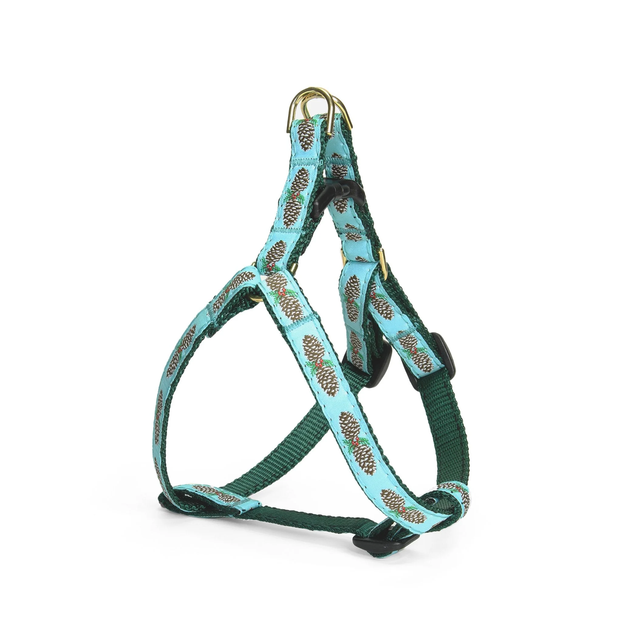Up Country Pinecones Dog Adjustable Dog Harness