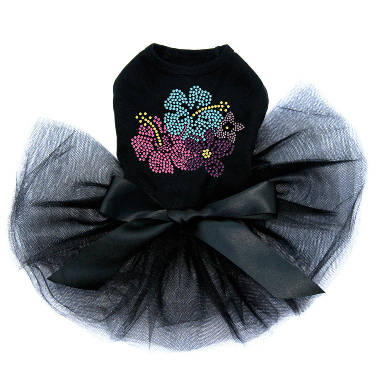 Pink, Blue & Purple Hibiscus - Custom Tutu - Image 4