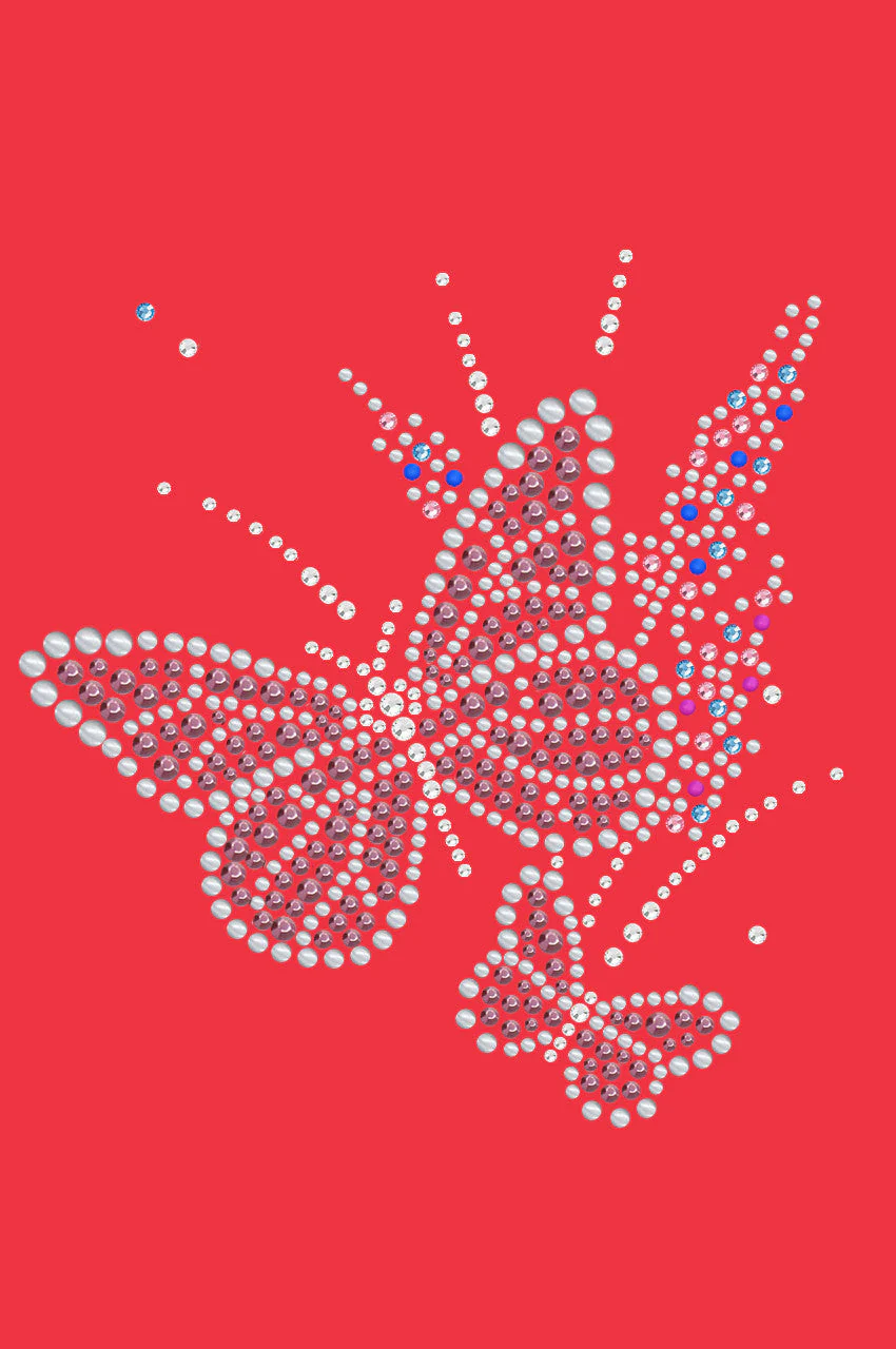 Pink Butterfly with Flowers - Custom Tutu - Image 12