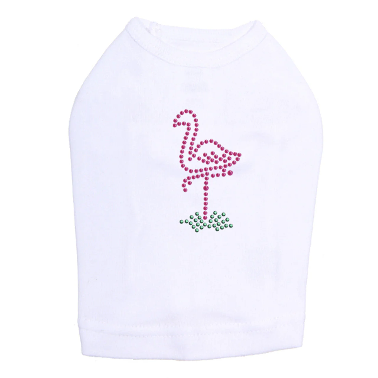 Pink Flamingo in Grass - Small - Dog Tank - Image 10