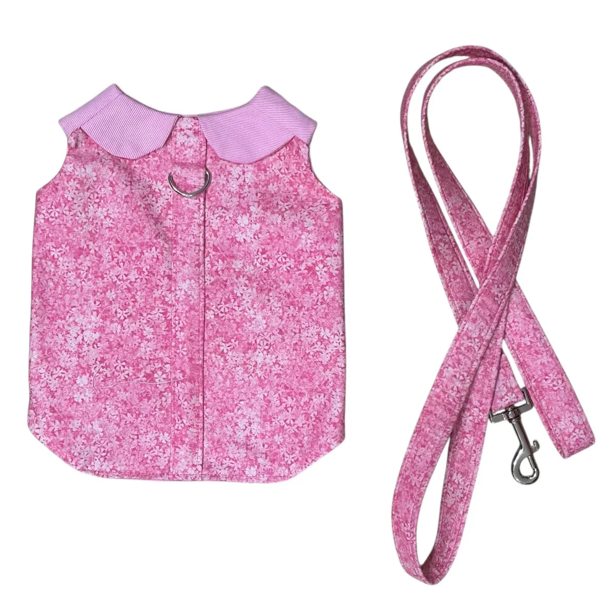 Pink Floral Calico Harness - Image 3