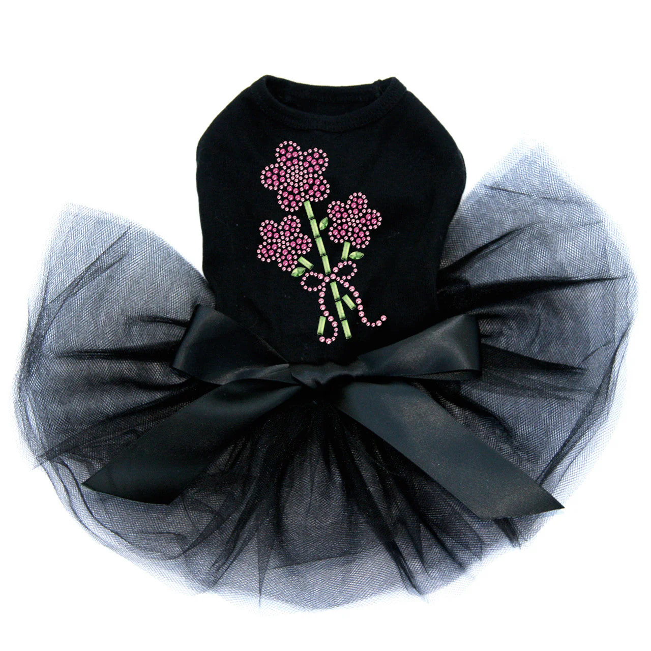 Pink Flower Bouquet - Custom Tutu - Image 2