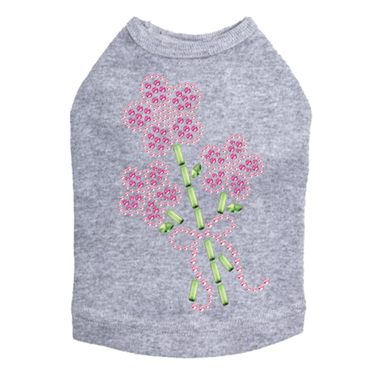 Pink Flower Bouquet - Dog Tank - Image 12