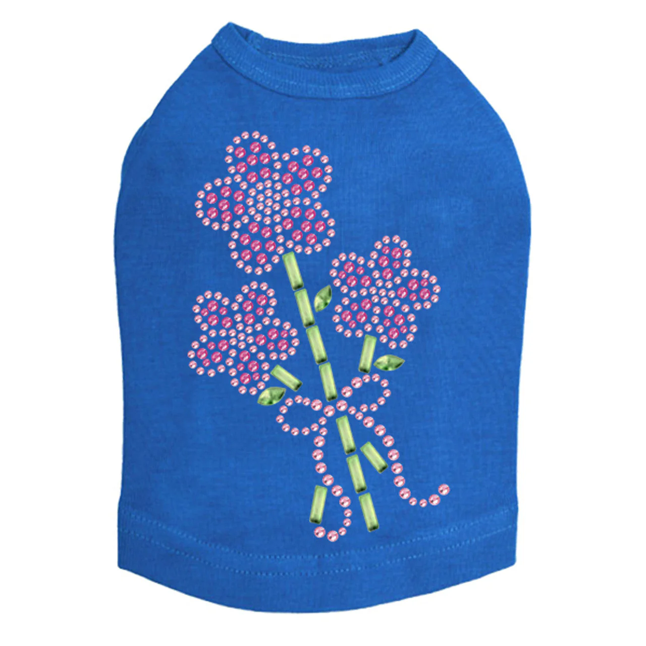 Pink Flower Bouquet - Dog Tank - Image 8