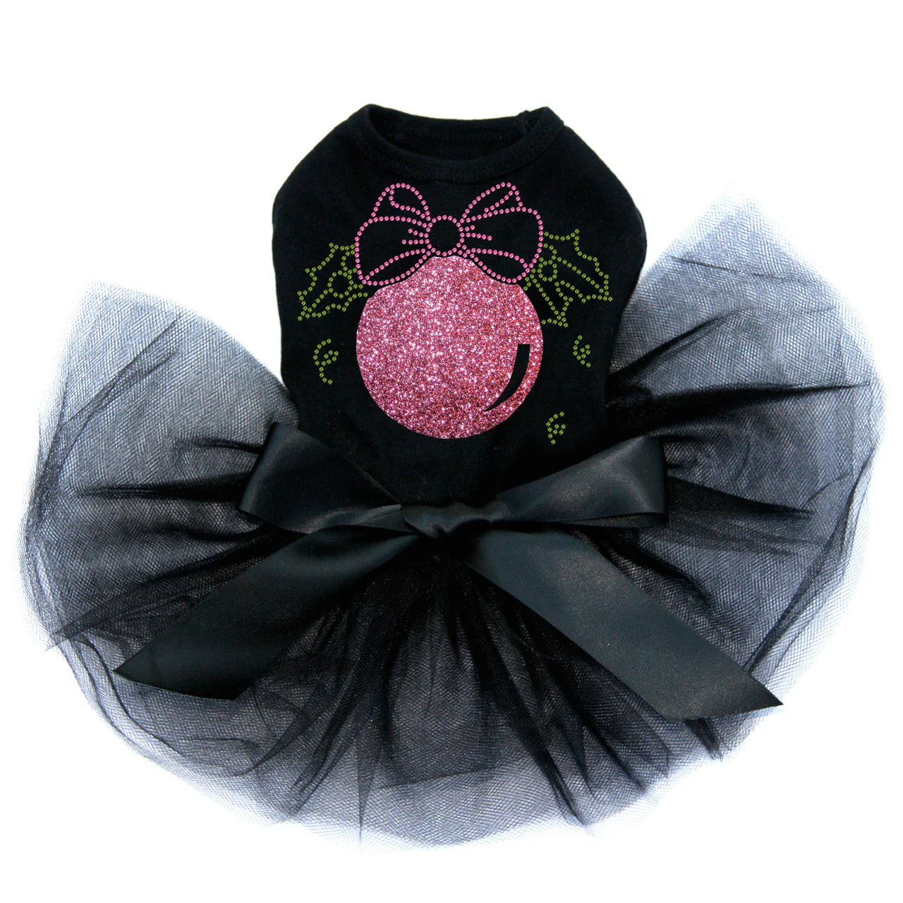 Pink Glitter Ornament - Custom Tutu - Image 2
