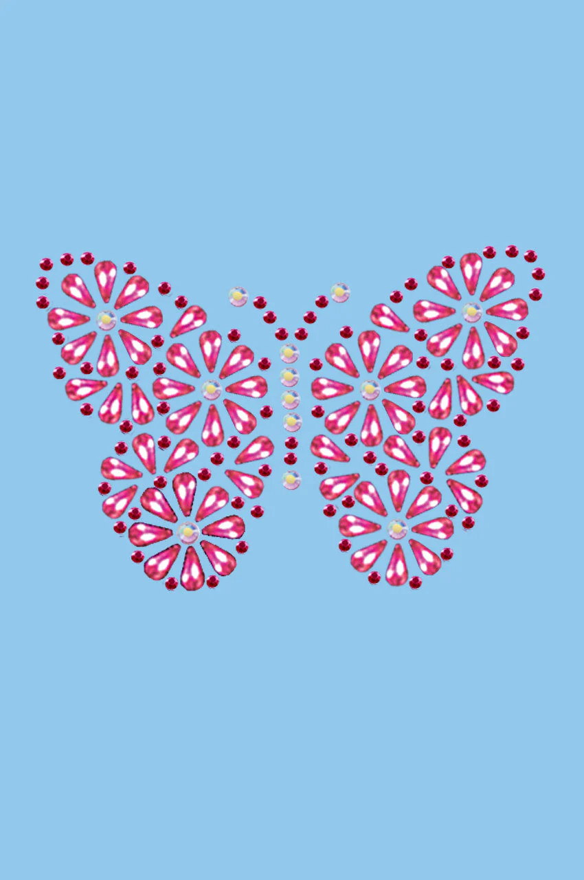 Pink Nailhead Butterfly - Custom Tutu - Image 5