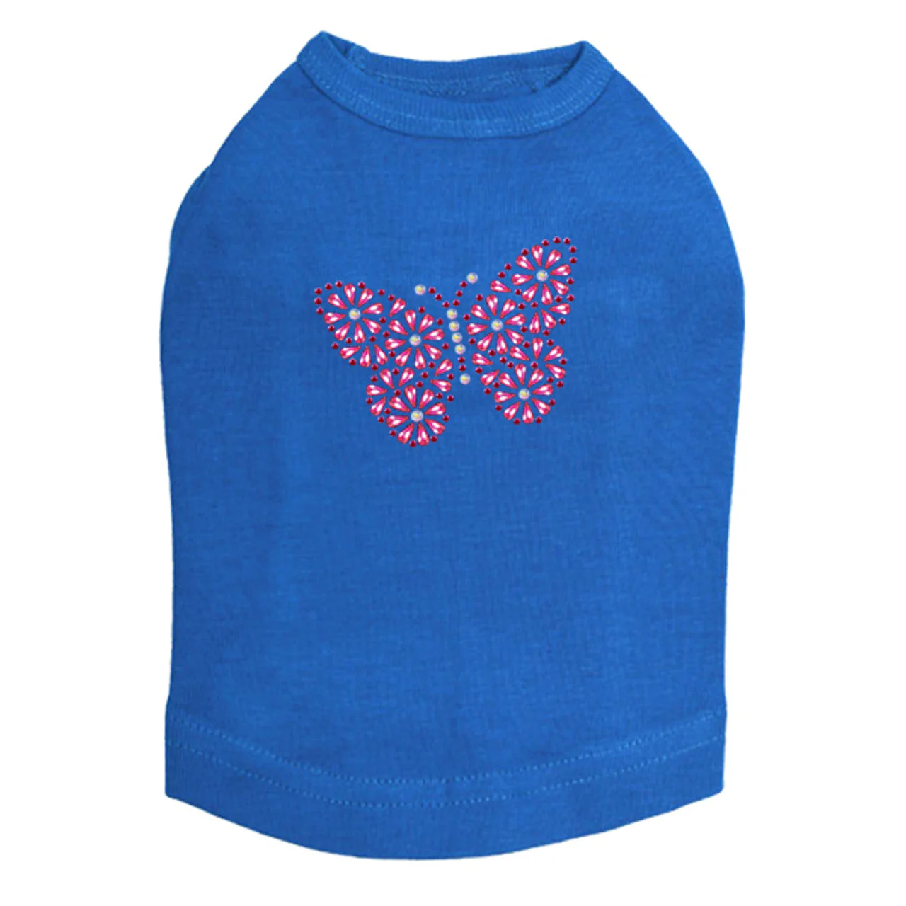 Pink Nailhead Butterfly - Dog Tank - Image 10
