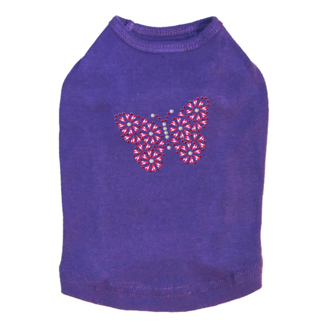 Pink Nailhead Butterfly - Dog Tank - Image 8