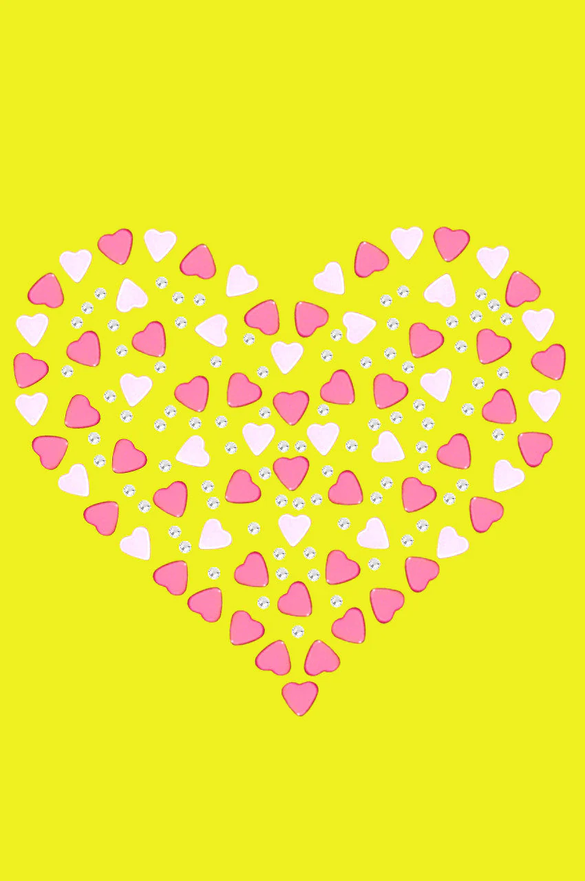 Pink Nailhead Hearts Bandanna - Image 14