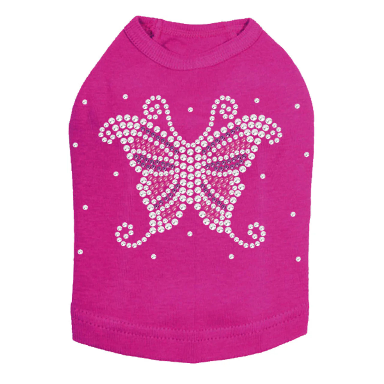 Pink & Purple Butterfly - Dog Tank - Image 13