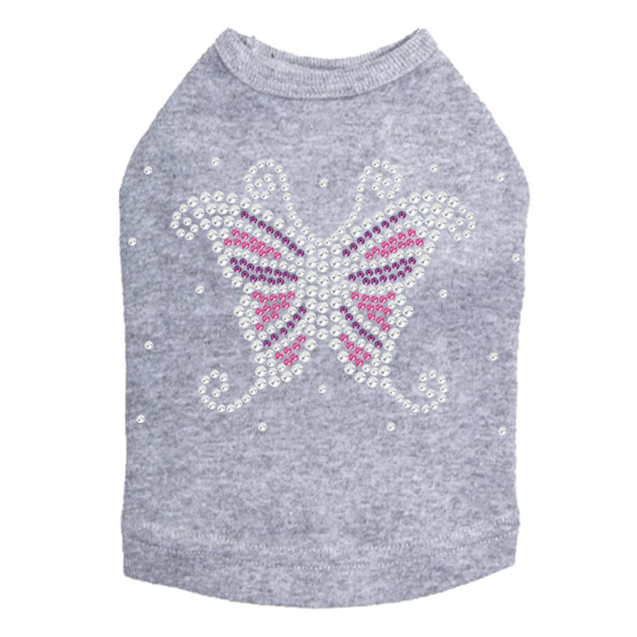 Pink & Purple Butterfly - Dog Tank - Image 4