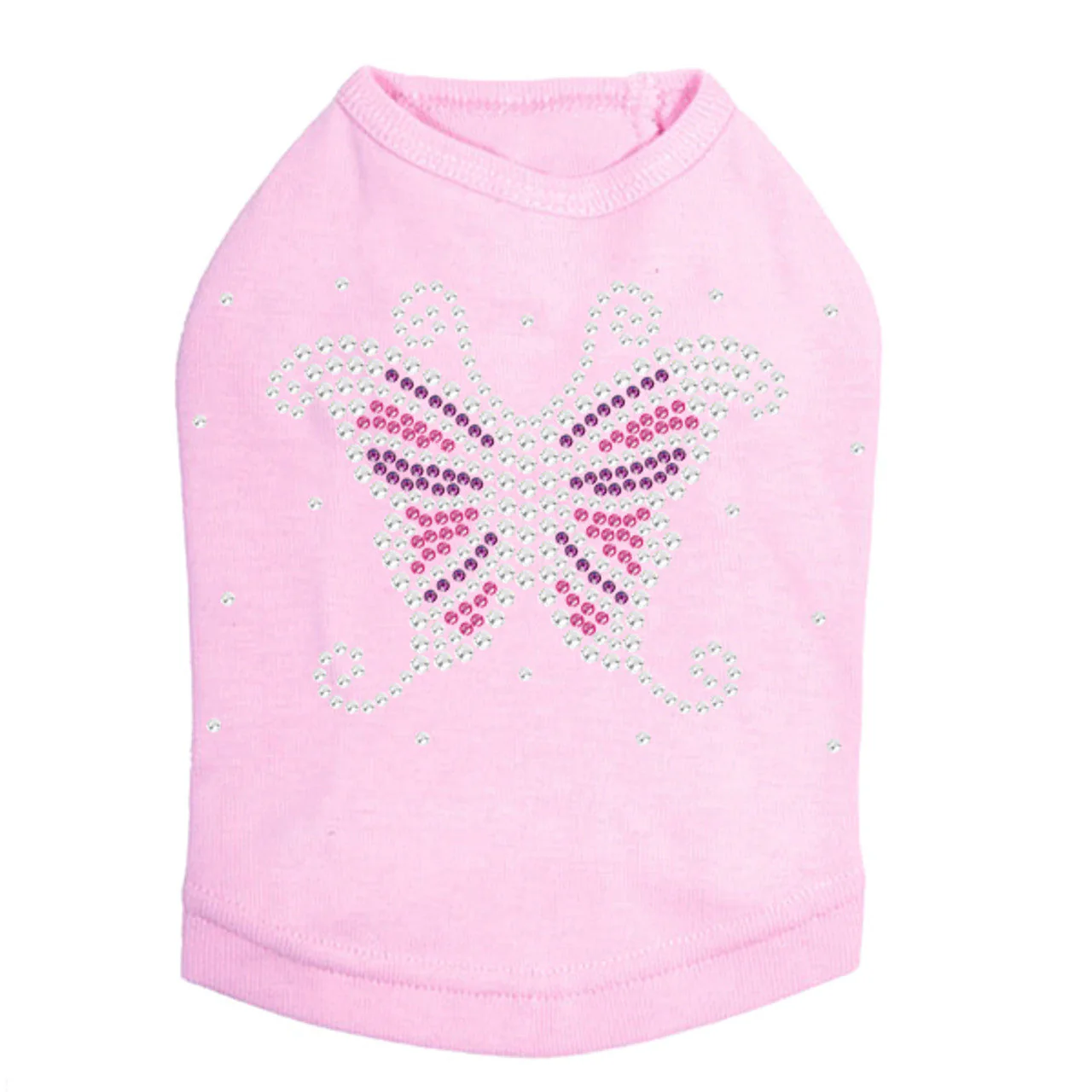Pink & Purple Butterfly - Dog Tank - Image 7