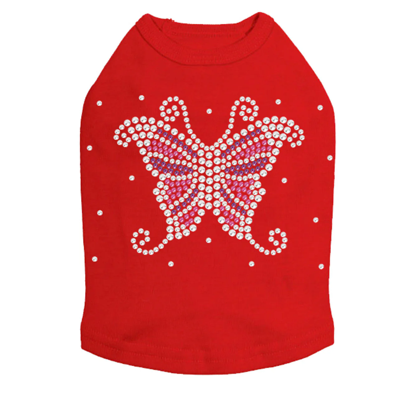 Pink & Purple Butterfly - Dog Tank - Image 8