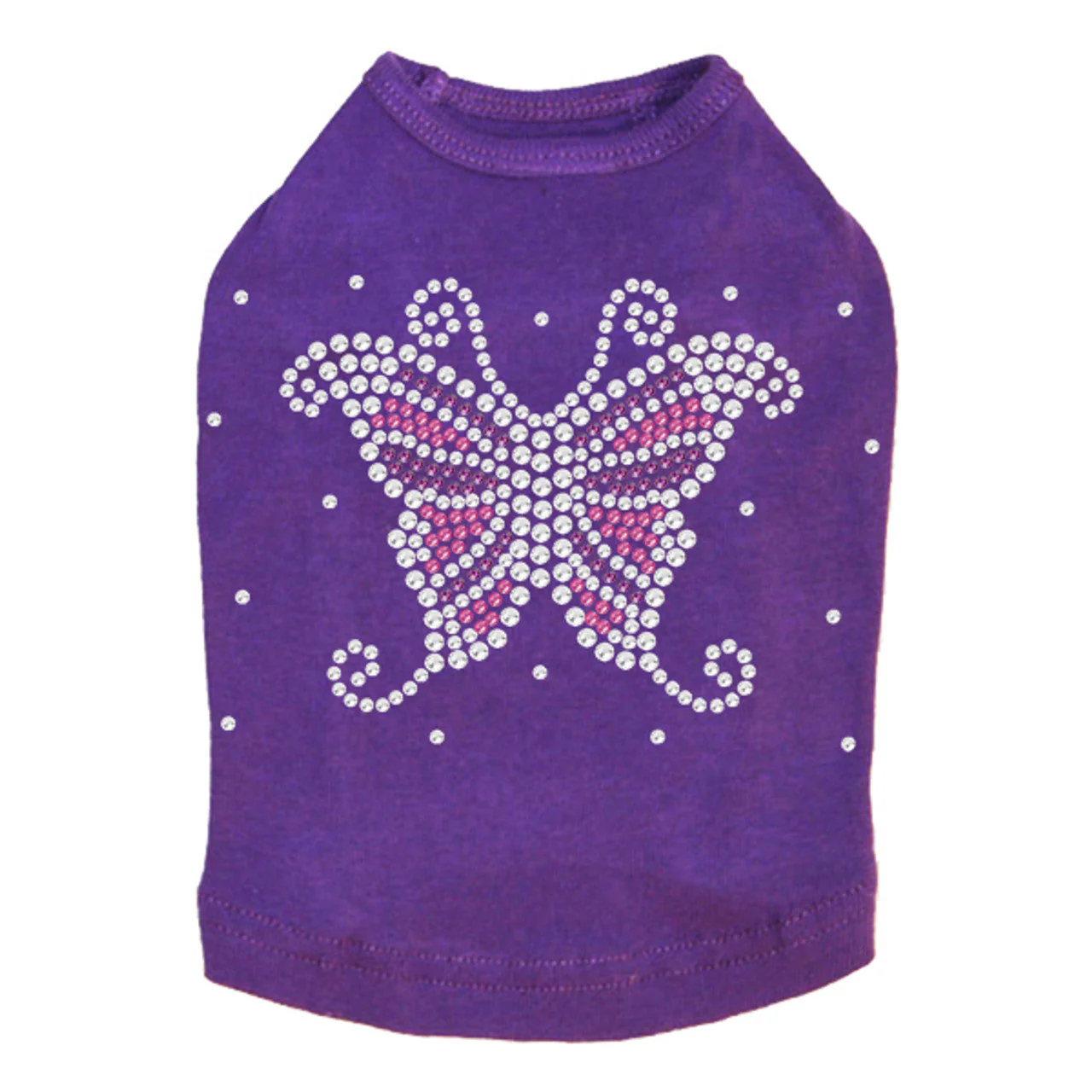 Pink & Purple Butterfly - Dog Tank - Image 9
