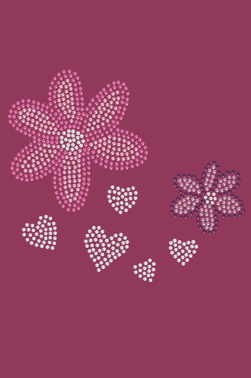 Pink & Purple Flowers - Bandanna - Image 11