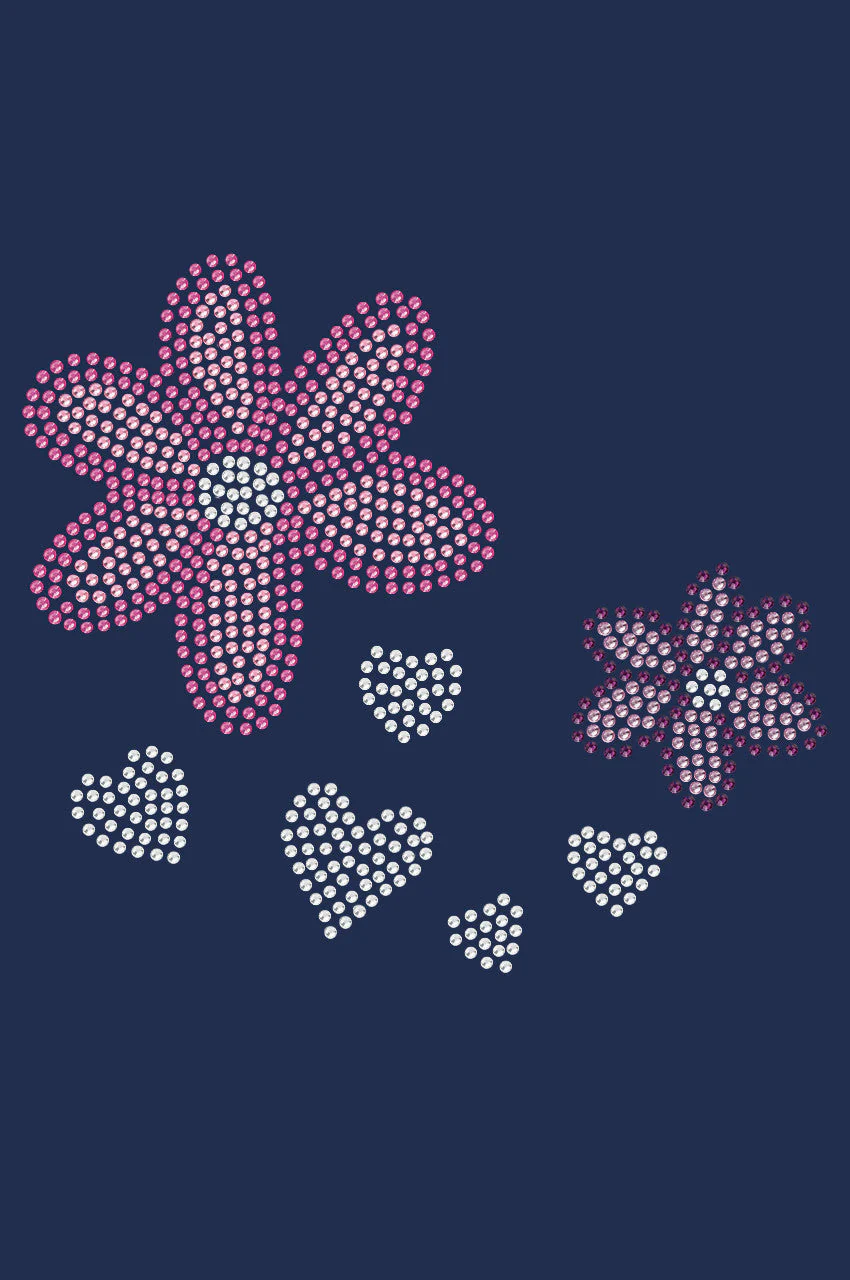 Pink & Purple Flowers - Bandanna - Image 4