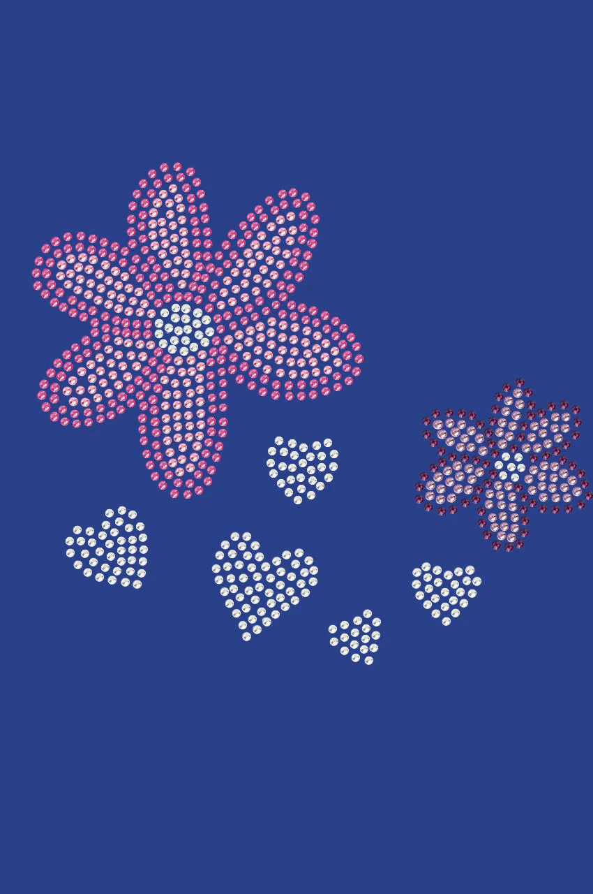 Pink & Purple Flowers - Bandanna - Image 6