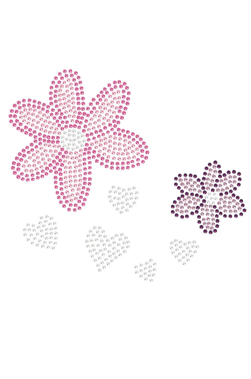 Pink & Purple Flowers - Bandanna - Image 9