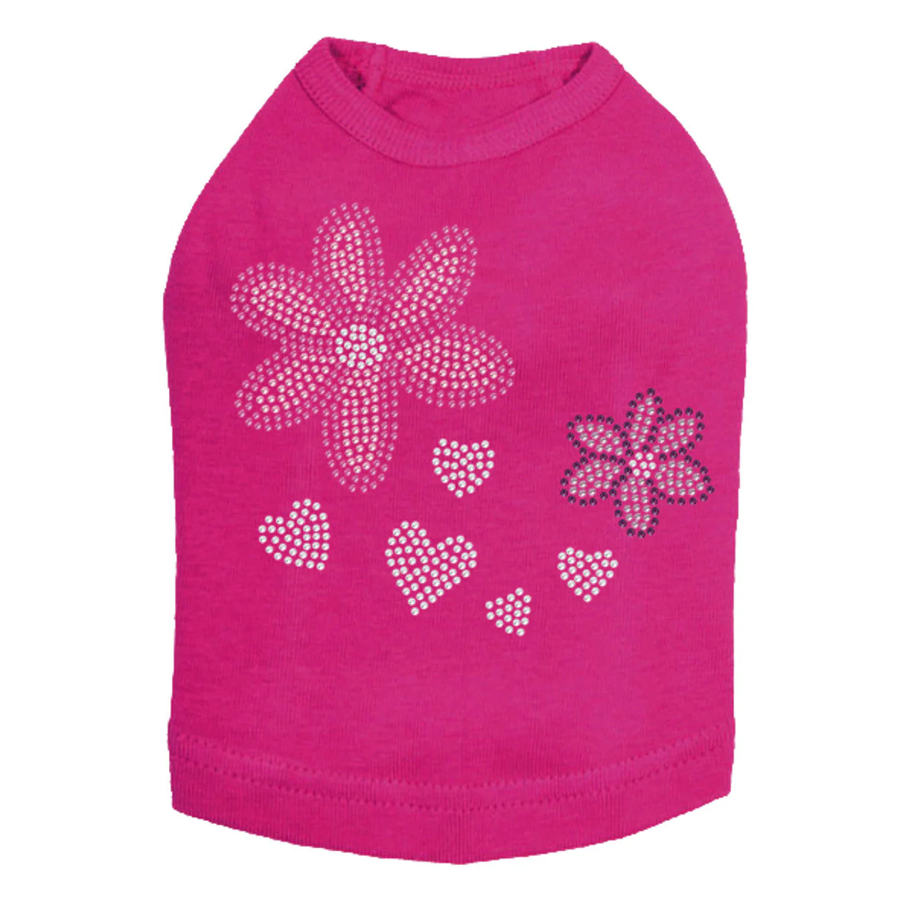 Pink & Purple Flowers - Dog Tank - Image 10